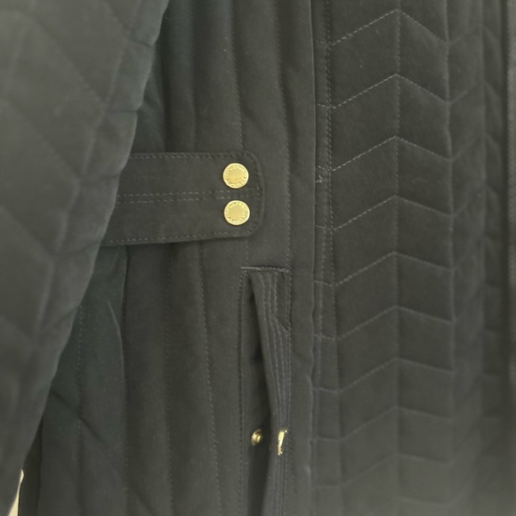 NWOT Laundry By Shelli Segal Black Quilted Puffer Coat Size XXL - Picture 7 of 9